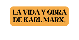 La Vida y Obra de Karl Marx
